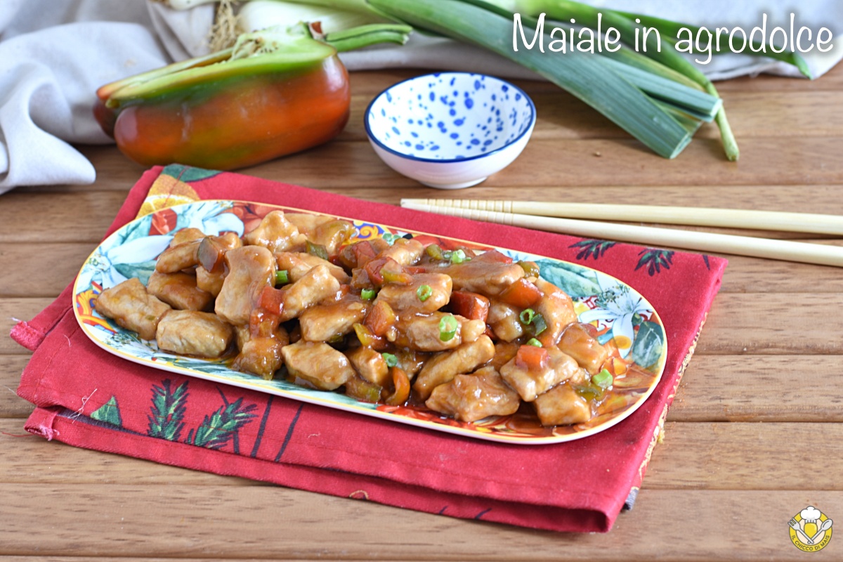 maiale in agrodolce cinese ricetta originale come al ristorante maiale cremoso con verdure agrodolci il chicco di mais