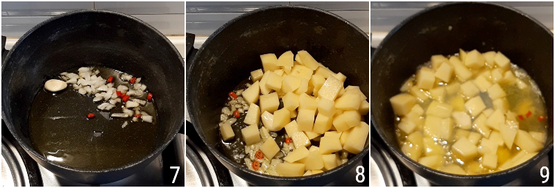 pasta patate e cozze densa azzeccata ricetta originale napoletana con pasta mista e poco pomodoro il chicco di mais 3 cuocer patate