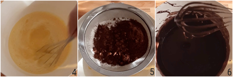 chiffon cake al cacao ricetta torta al cioccolato sofficissima ciambella americana al cacao il chicco di mais 2 unire farina e cacao