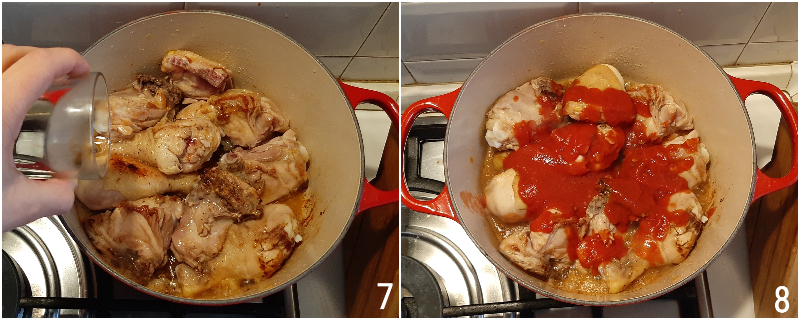 pollo ai peperoni alla romana con olive ricetta pollo a pezzi al tegame il chicco di mais 4 unire pomodoro