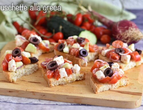 Bruschette alla greca