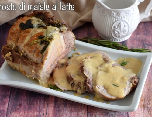 Arrosto di maiale al latte