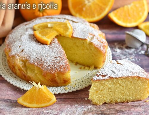 Torta arancia e ricotta