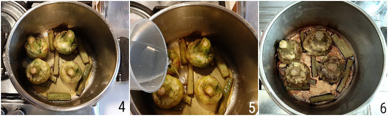 carciofi in pentola a pressione interi tempo di cottura cariciofi alla romana al tegame in pap il chicco di mais 2 cuocere i carciofi