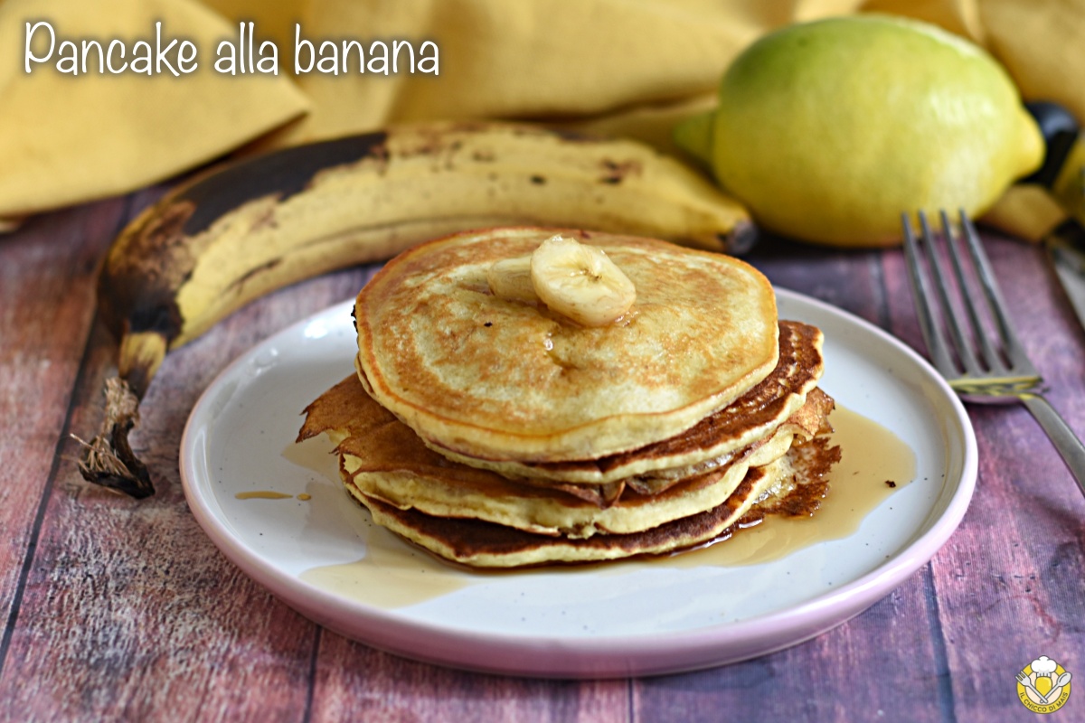 pancake alla banana senza zucchero ricetta facile per usare banane mature senza glutine il chicco di mais
