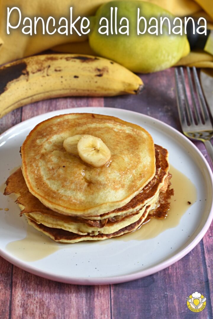 v_ pancake alla banana senza zucchero ricetta facile per usare banane mature senza glutine il chicco di mais