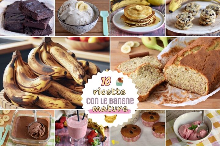 10 ricette per usare le banane mature dolci antispreco con banane nere gelati dessert plumcake il chicco di mais