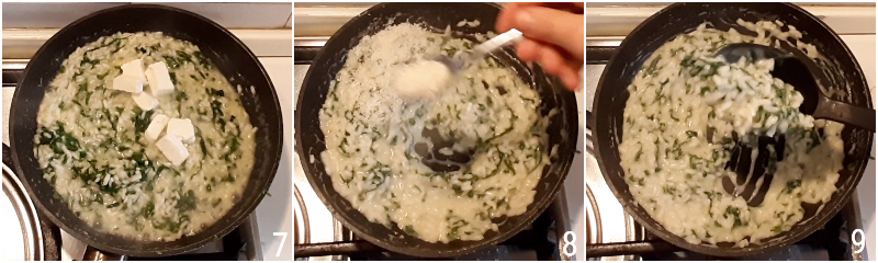 risotto rucola e stracchino cremoso mantecato senza burro ricetta risotto particolare il chicco di mais 3 mantecare