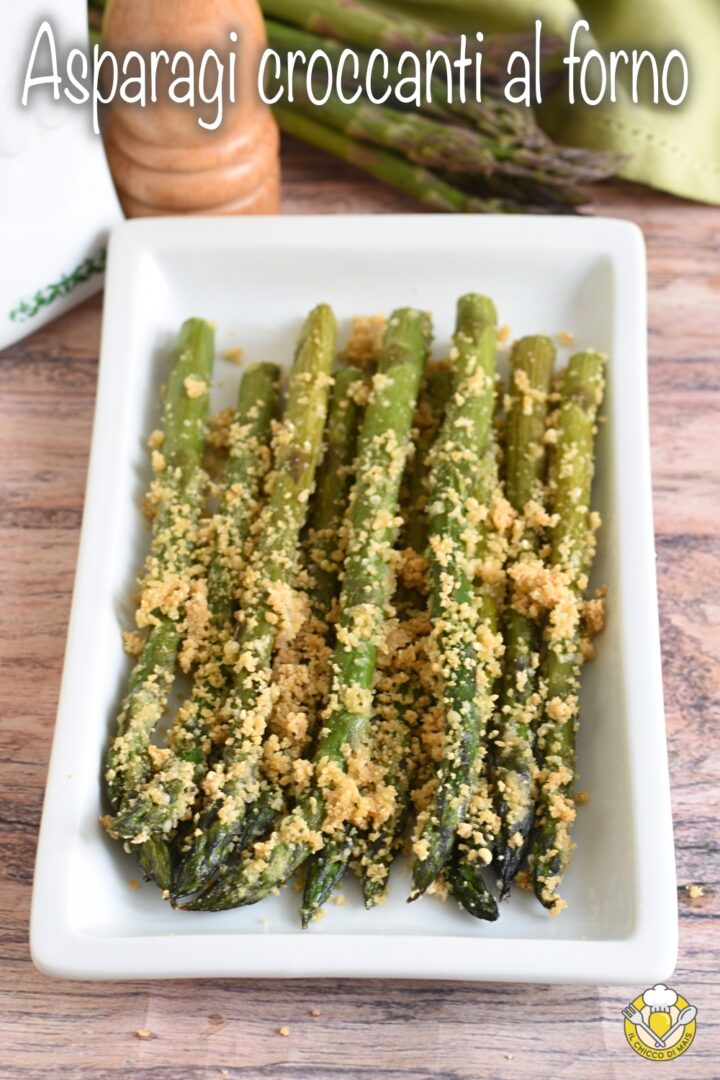 v_ asparagi croccanti al forno ricetta facile veloce e sfiziosa per cucinare gli asparagi con pangrattato asparagi sabbiosi