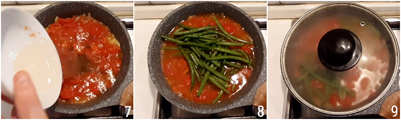 fagiolini in umido al pomodoro senza lessarli ricetta gustosa con fagiolini verdi al tegame con pomodoro fresco il chicco di mais 3 unire fagiolini