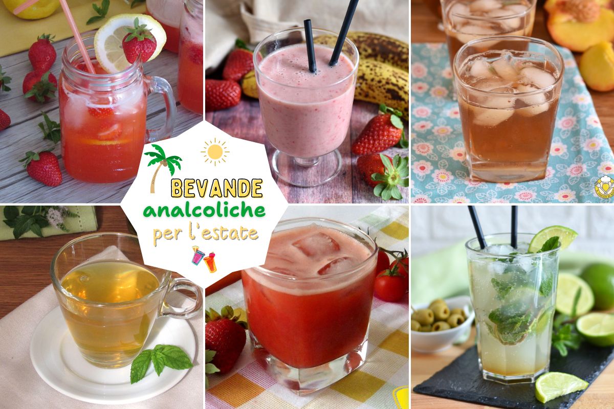 bevande analcoliche per l'estate ricette per bambini e adulti aperitivo merenda drink rinfrescanti il chicco di mais