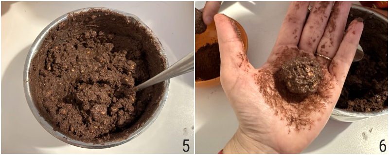 tartufini ricotta e cacao senza cottura senza burro senza uova ricetta dolce facile veloce in 5 minuti il chicco di mais 3 fare palline