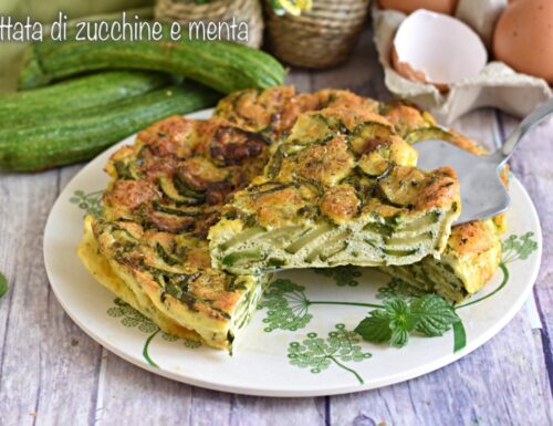 Frittata di zucchine e menta