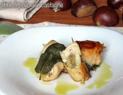 Involtini di pollo alle castagne