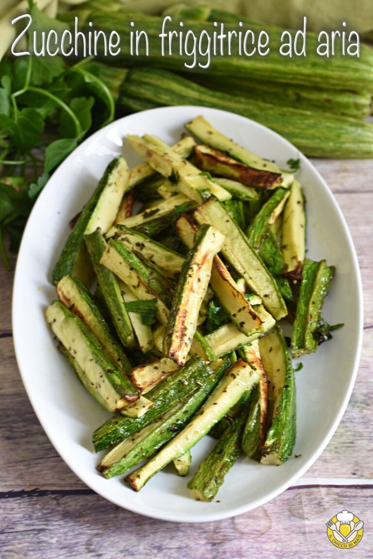Zucchine in friggitrice ad aria: la ricetta leggera, pronte in 15 minuti