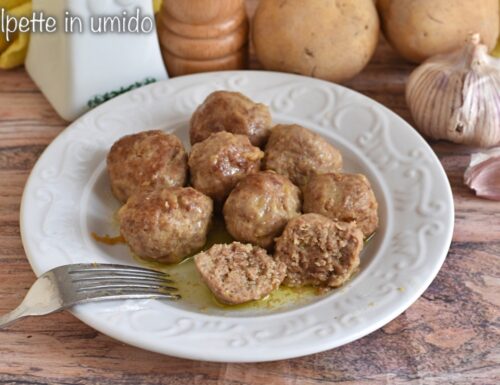 Polpette in umido in bianco