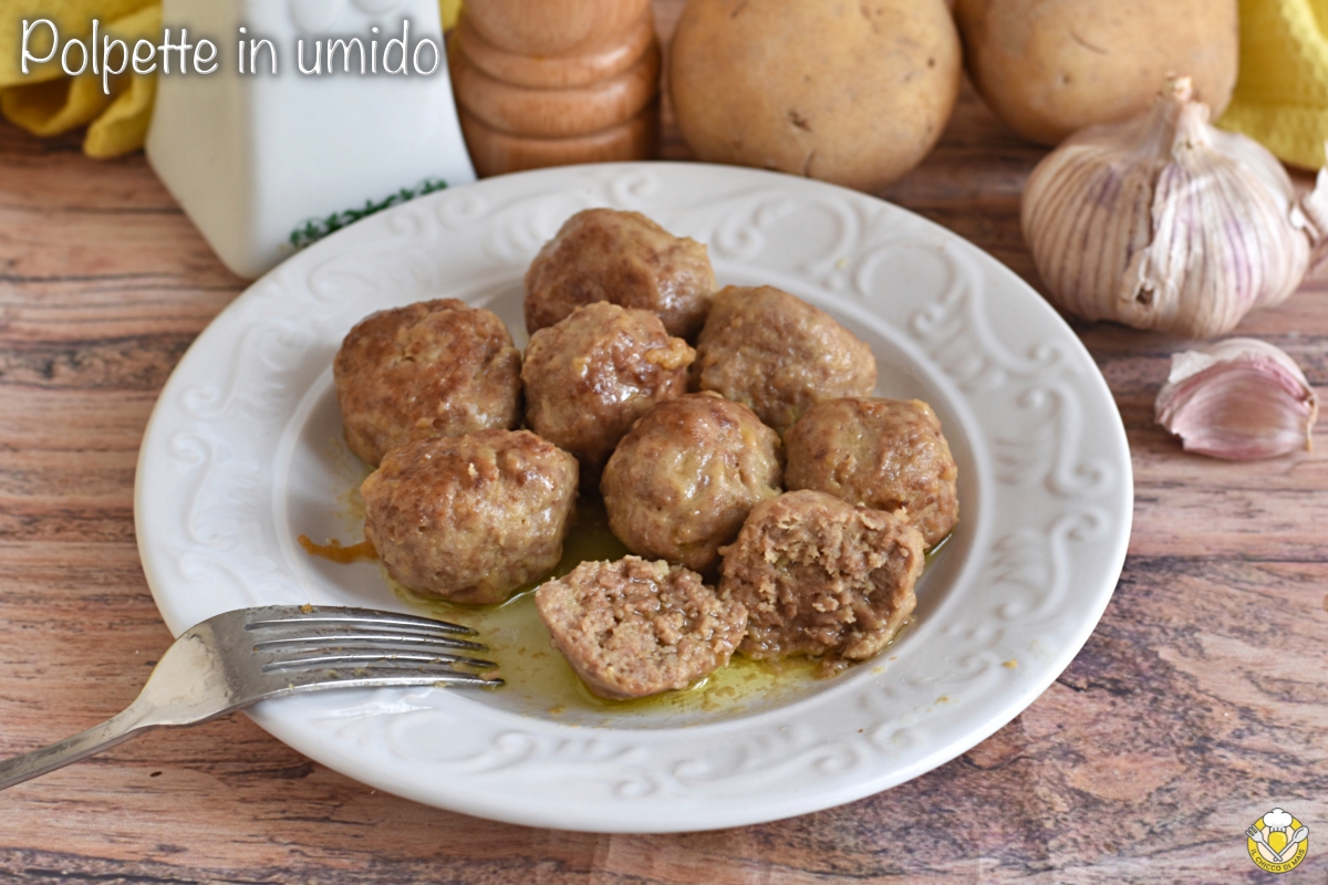 polpette in umido in bianco morbide e saporite ricetta facile passo passo con video il chicco di mais