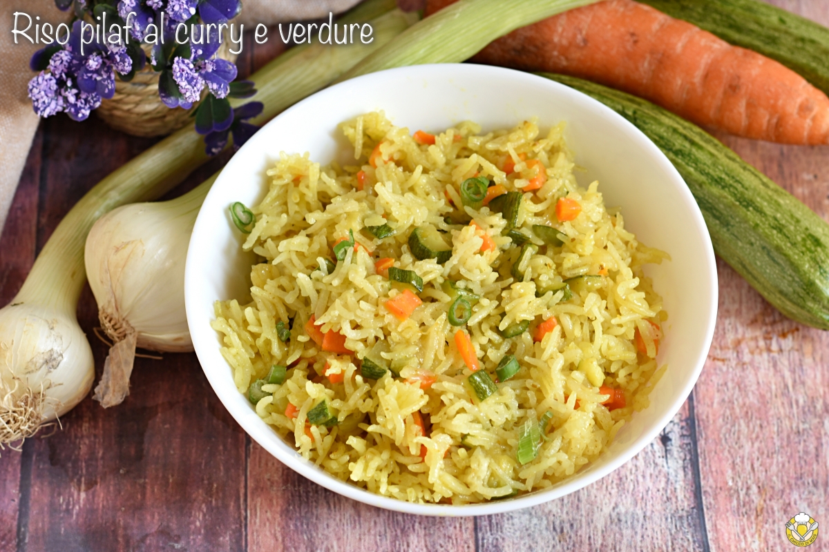 riso pilaf al curry e verdure come cuocere riso basmati per assorbimento all'orientale il chicco di mais