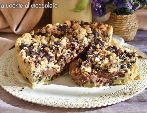 Torta cookie al cioccolato