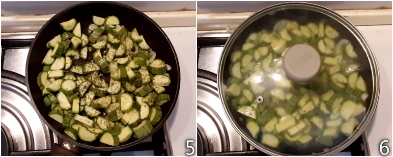 c. cuocere le zucchine