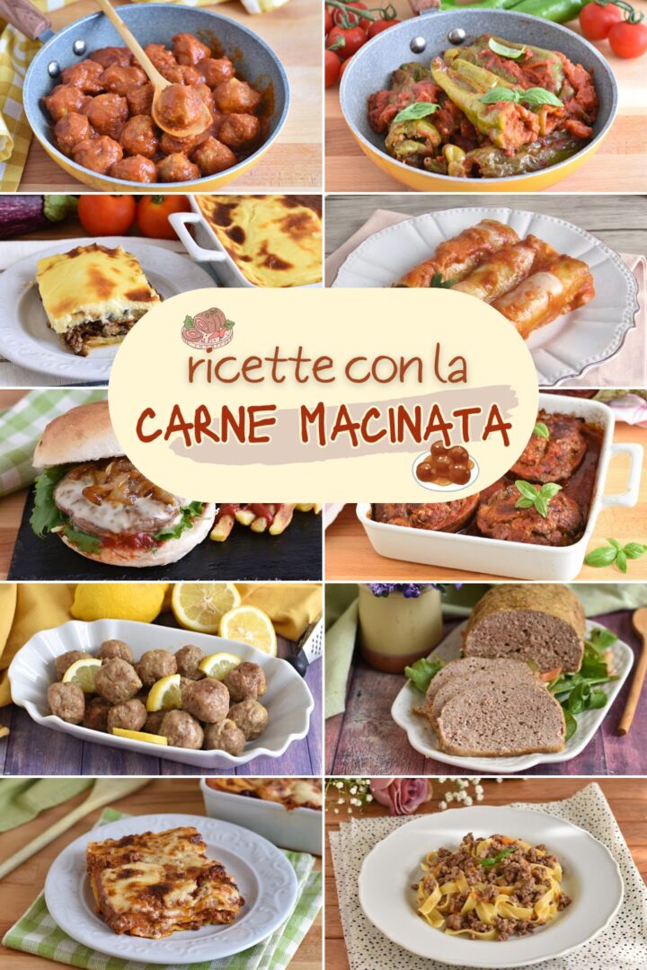 v_ ricette con la la carne macinata polpette polpettoni sughi primi secondi sfomati con carne trita il chicco di mais