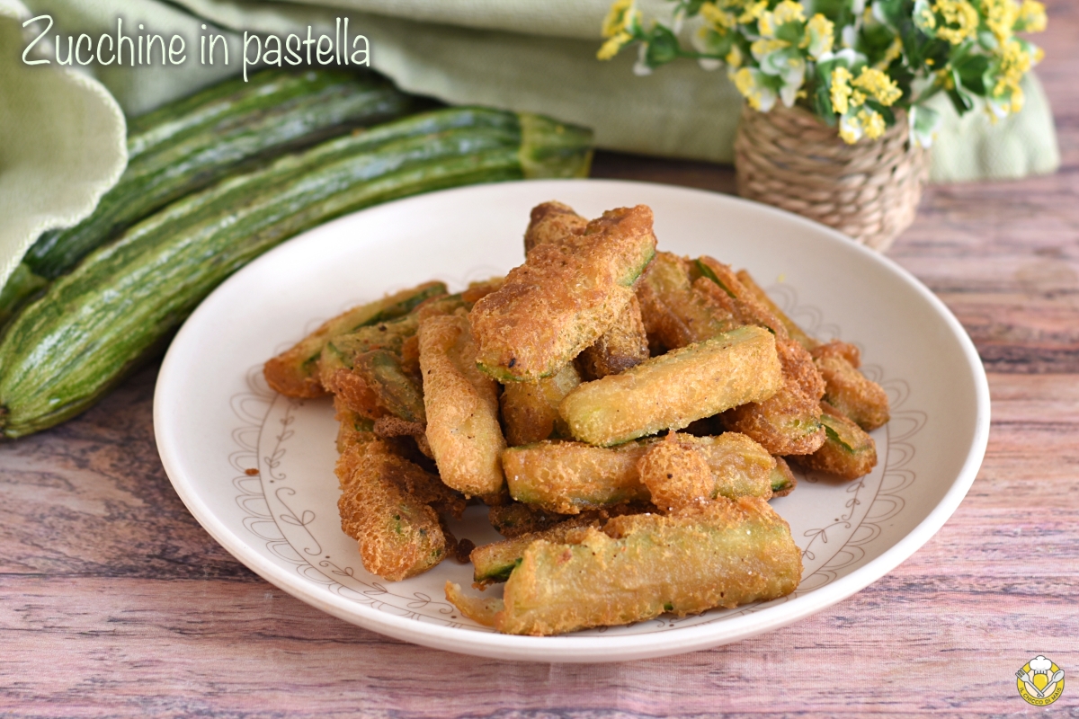 zucchine in pastella alla birra ricetta zucchine fritte croccanti e gustose con pastella senza uova anche senza glutine