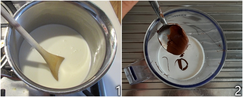a. sciogliere lo zucchero nel latte caldo per il gelato fatto in casa
