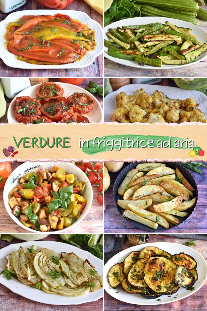 v_ Raccolta di ricette verdure in friggitrice ad aria croccanti gustose con poco olio ricette veloci il chicco di mais