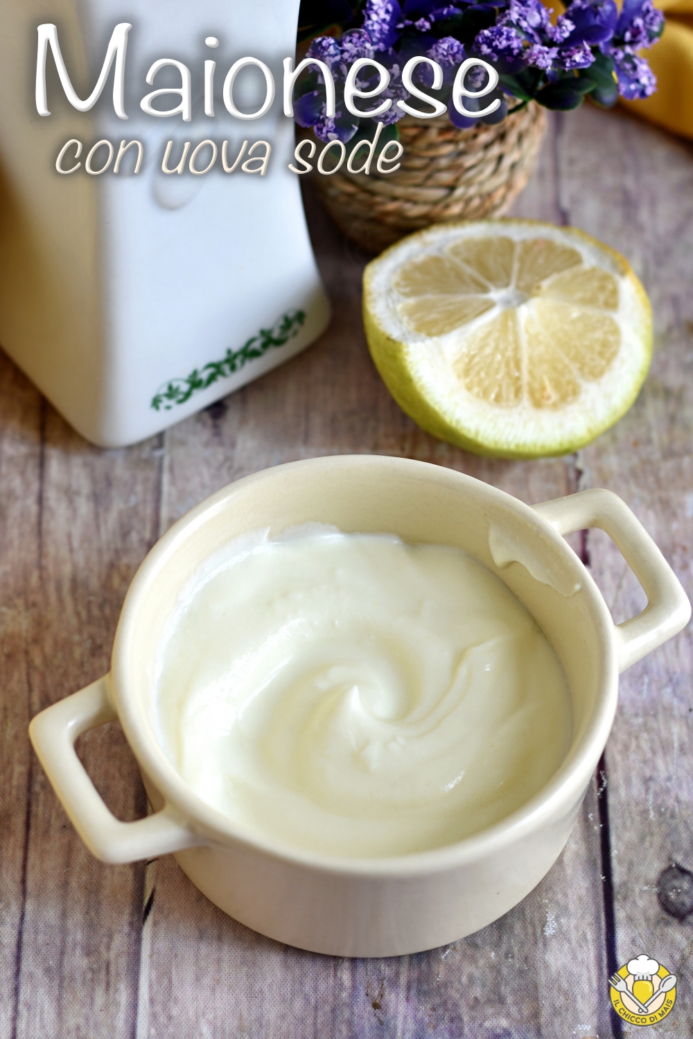 v_ maionese con uova sode ricetta light con poco olio e yogurt greco pronta in 10 minuti il chicco di mais