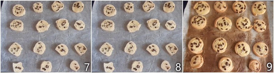 c. cuocere le girelle dolci in forno