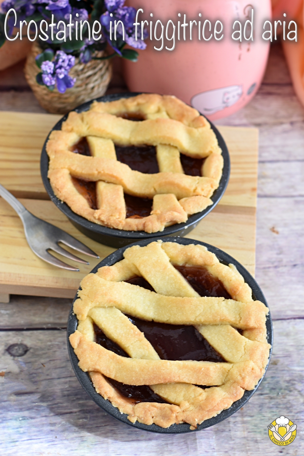 v_ crostatine cotte in friggitrice ad aria temperatura e tempi di cottura della pasta frolla nell'airfryer il chicco di mais