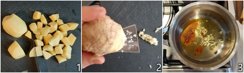 a. soffriggere zenzero e paprika affumicata