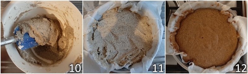 d. cuocere la torta di grano saraceno dell'alto adige in forno