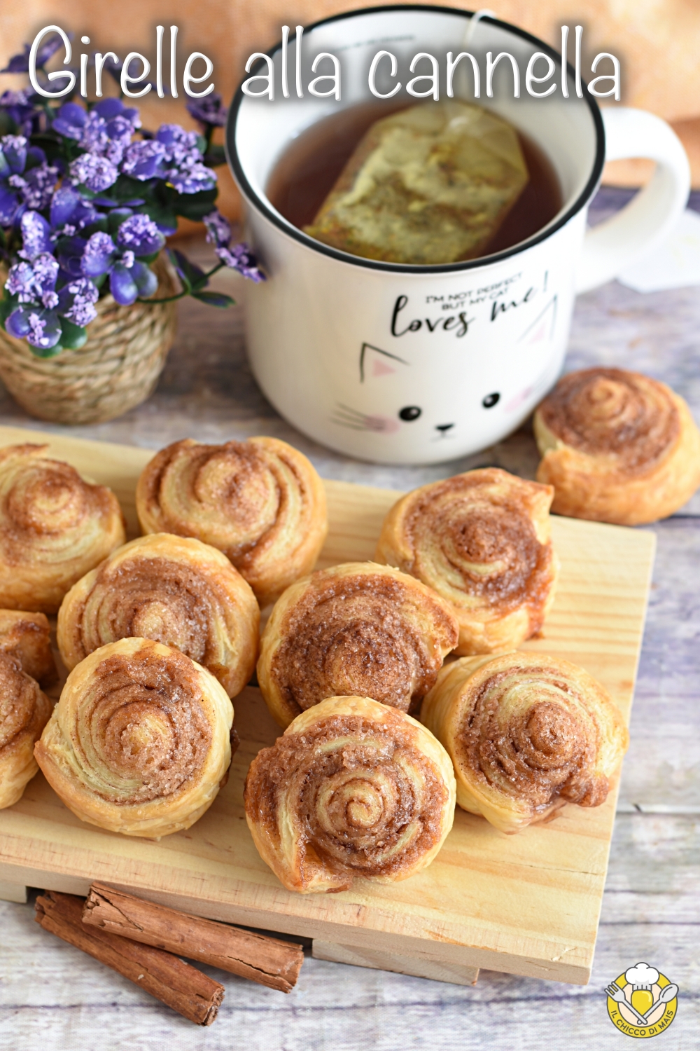 v_ girelle di sfoglia alla cannella ricetta dolce veloce con pasta sfoglia solo 3 ingredienti cinnamon rolls ricetta furba il chicco di mais