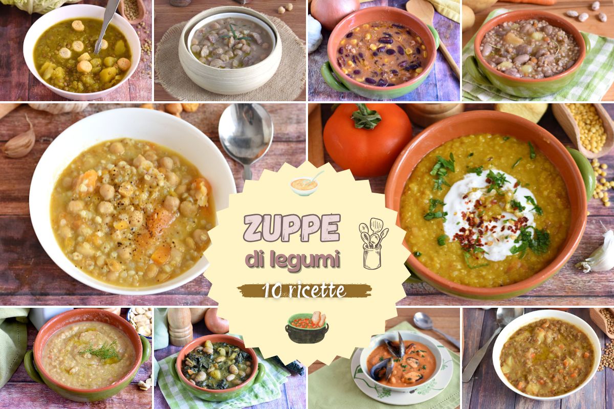 zuppe di legumi 10 ricette rustiche facili tradizionali italiane e straniere vegetariane il chicco di mais