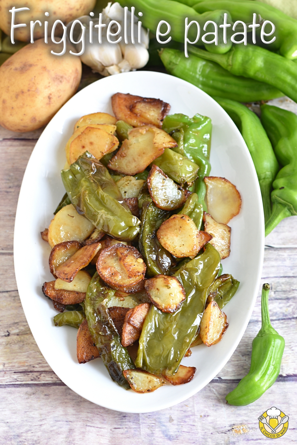 v_ friggitelli e patate in padella ricetta campana contorno estivo facile e veloce il chicco di mais
