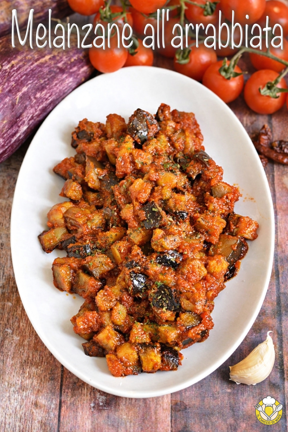 v_ melanzane all'arrabbiata in padella ricetta contorno o sugo per la pasta con melanzane piccanti il chicco di mais