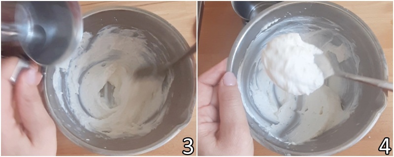b. preparare la crema di ricotta e limone