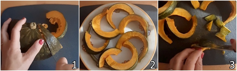 a. cuocere la zucca delica senza acqua