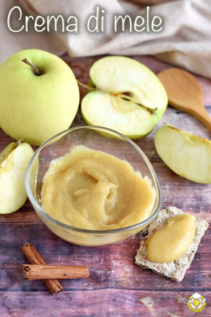 v_ crema di mele caramellate senza uova senza latte composta di mele gelo di mele budino di mele