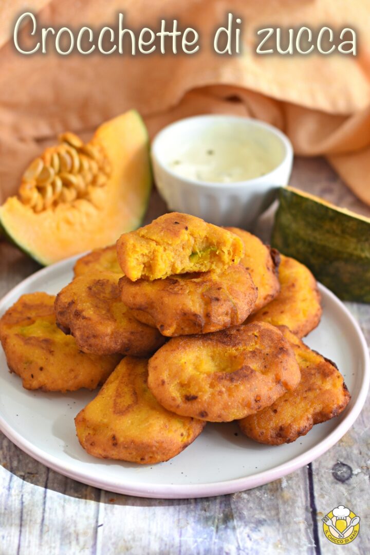 v_ crocchette di zucca delica facili e veloci solo 4 ingredienti fritte al forno o in friggitrice ad aria il chicco di mais