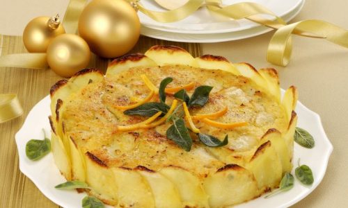 Tortino di patate e baccalà Tortino di patate e baccalà