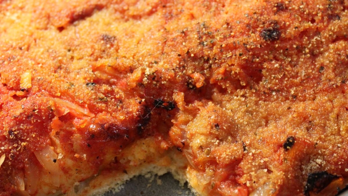 Pizza Siciliana o Sfinciuni, la receta original