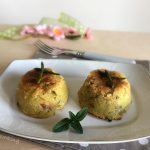 Tortino di patate asparagi e pancetta