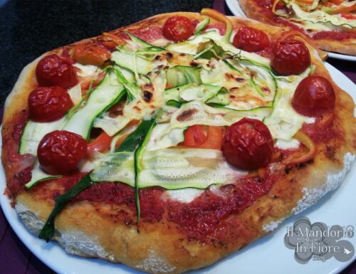 Pizza alle verdure con grano saraceno