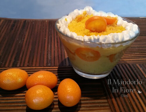 Coppette alla crema di kumquat e limoncello