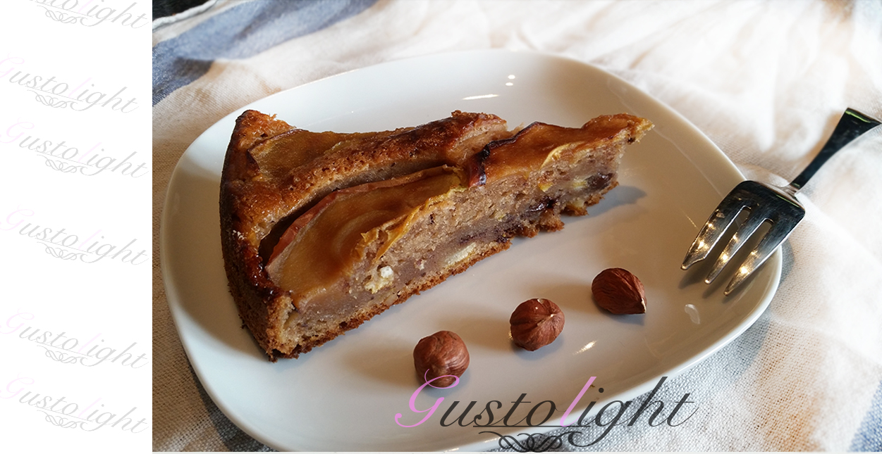 Torta mele e yogurt senza uova e burro