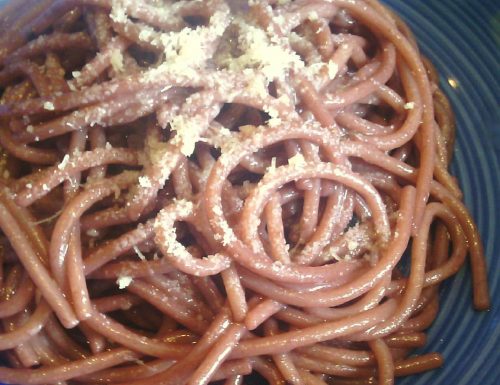 Spaghetti al Nero d’Avola