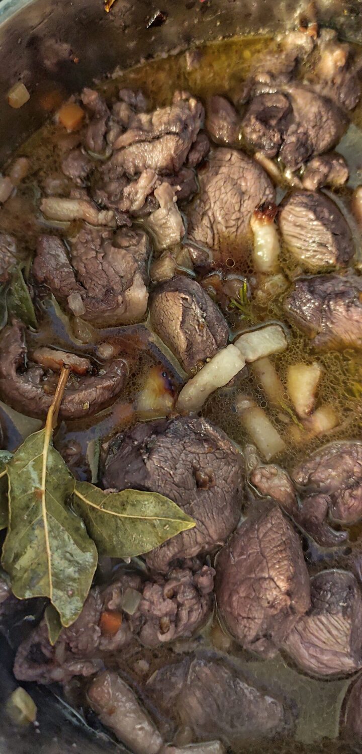 Cinghiale in salmì alla marchigiana