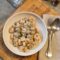Gnocchi al pistacchio con mazzancolle al limone